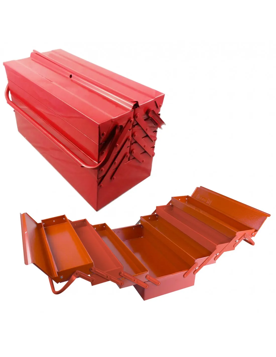 CAJA DE HERRAMIENTAS CON 7 COMPARTIMENTOS 260 x 205 x 450mm