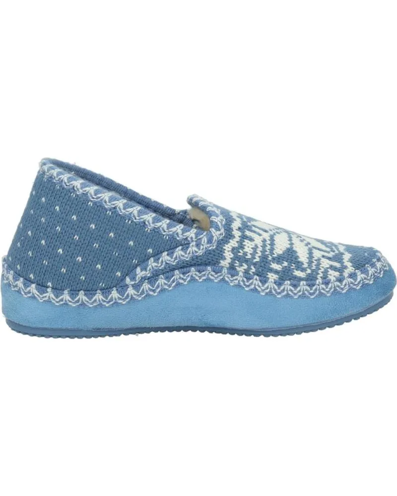 CALZADO DE CASA NORTEÑAS  DE MUJER 62661  JEANS