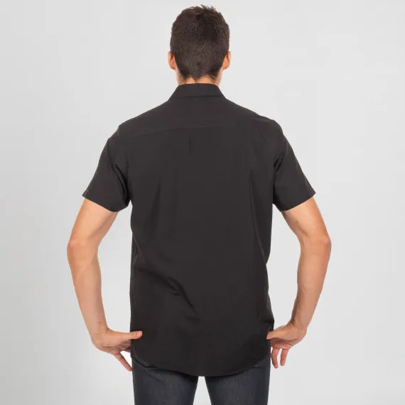 Camisa de hombre con mangas cortas y bolsillo en el pecho, tejido popelín POP REDLINE UNIFORMES GARY'S 295100