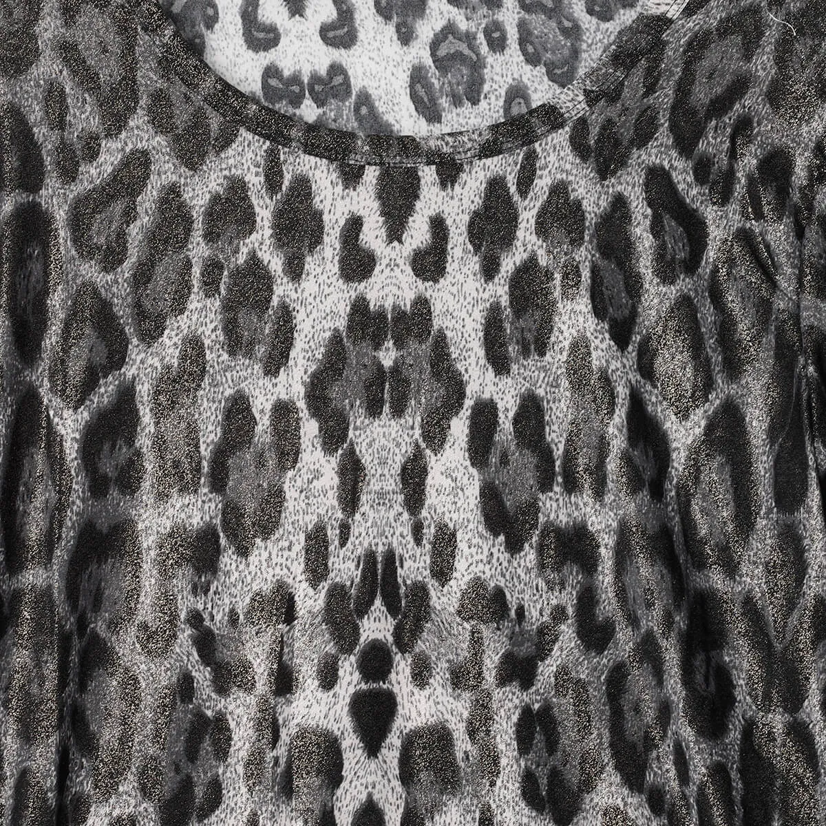 CAMISETA ANIMAL BRILLO  LEO GRIS