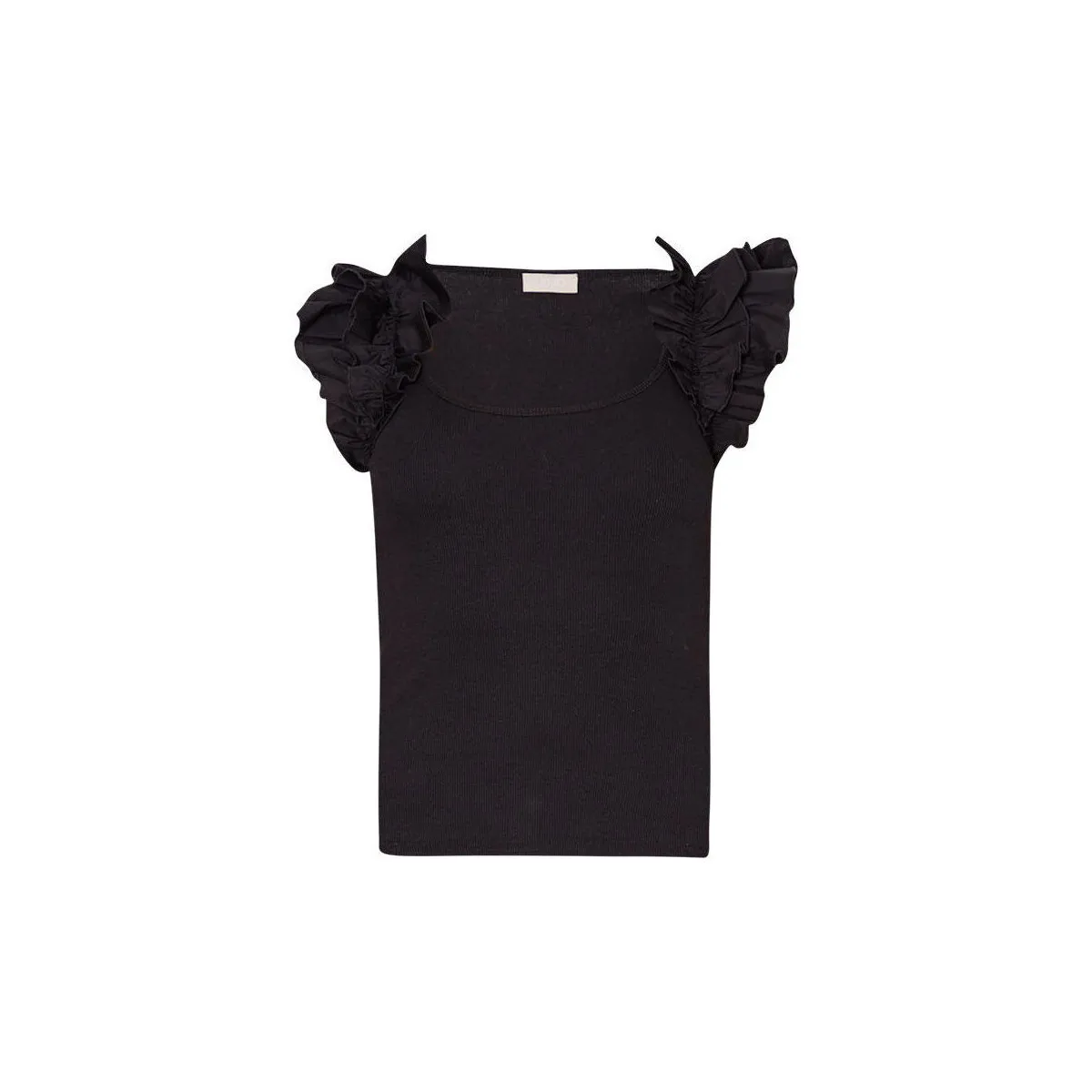 Camiseta con volantes