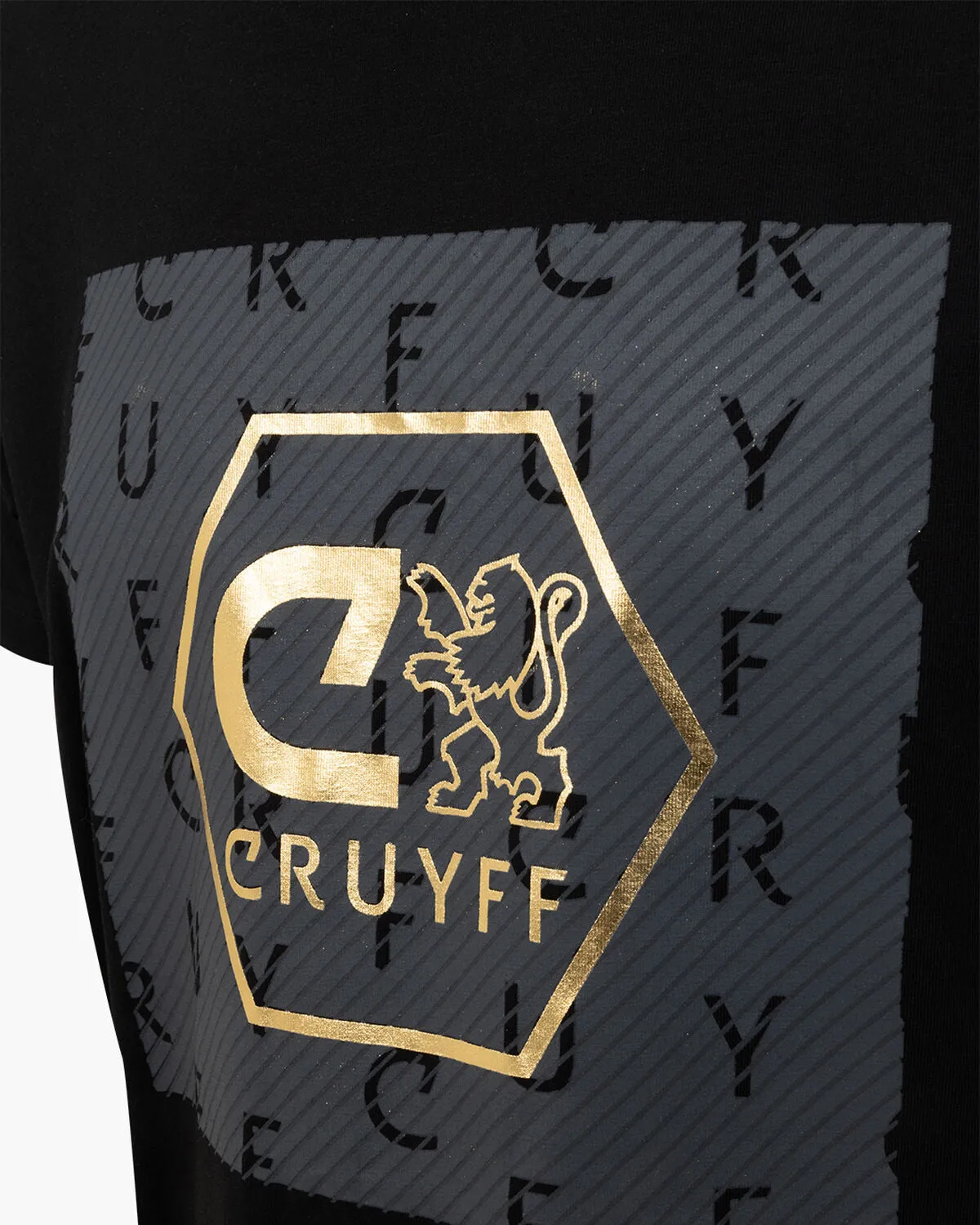 CAMISETA CRUYFF EXPLORE BLK/GLD  CA233053 960