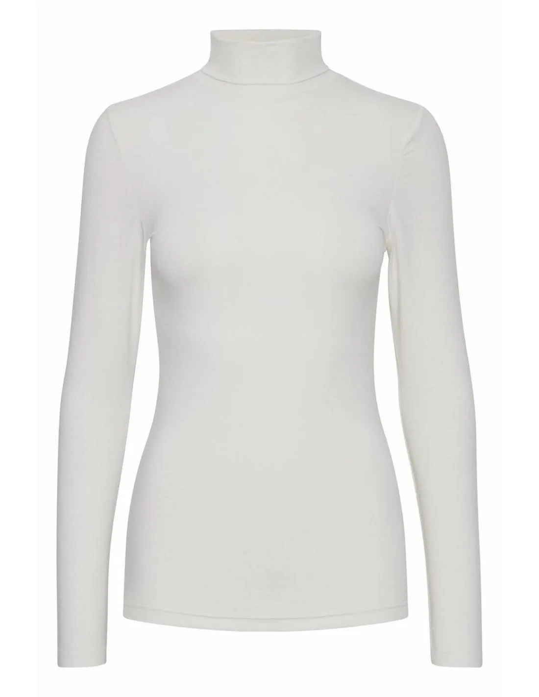 CAMISETA DE CUELLO ALTO BLANCA B.YOUNG PAMILA