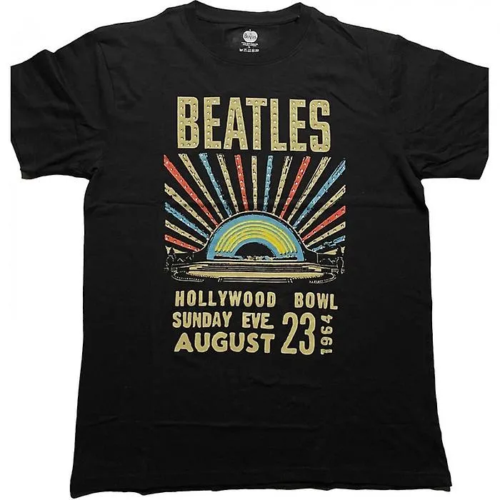 Camiseta embellecida del Hollywood Bowl Unisex para adultos de los Beatles