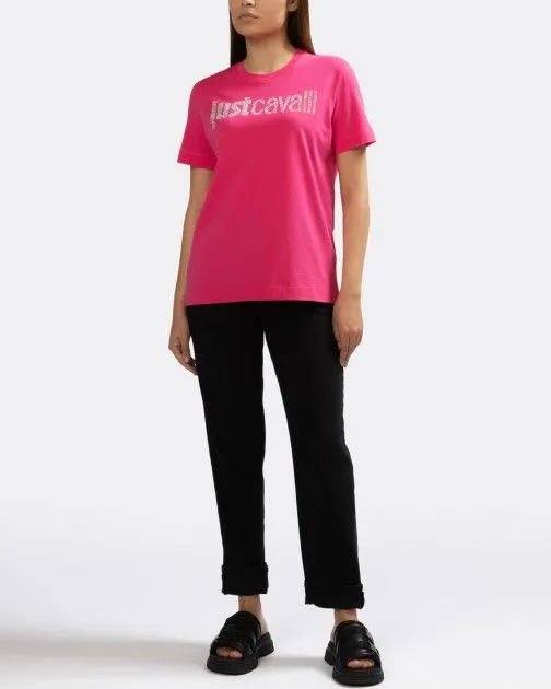 Camiseta Just Cavalli 74PBHE01 Rosa