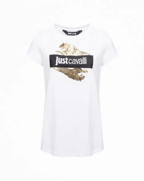 Camiseta Just Cavalli 74PBHF07 Blanco