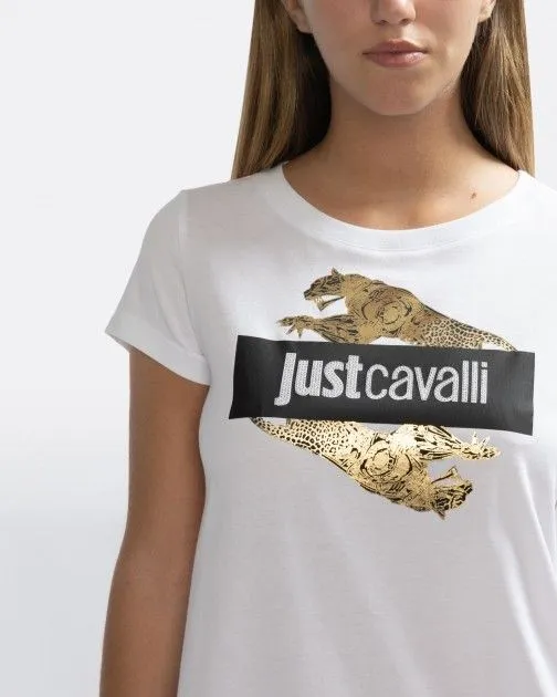 Camiseta Just Cavalli 74PBHF07 Blanco