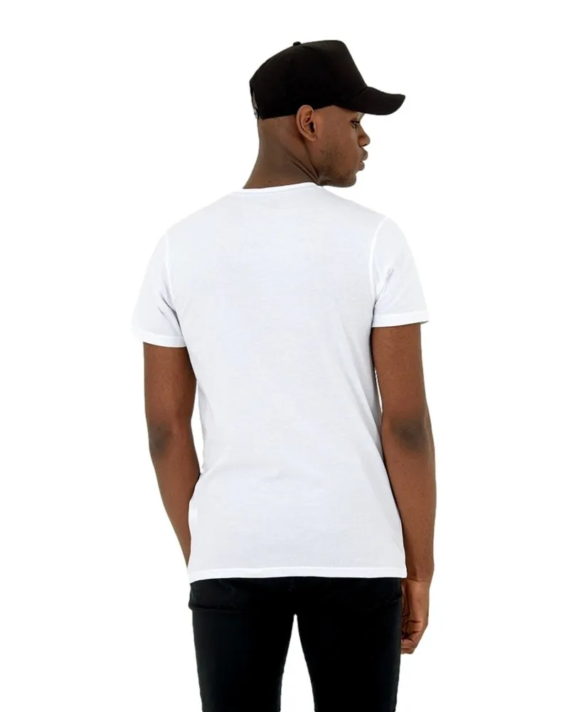 Camiseta new era blanca team logo tee bronet