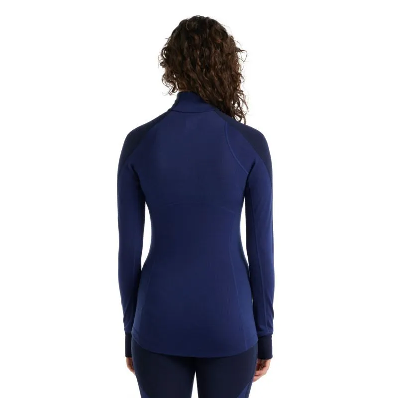 Camiseta técnica de manga larga para mujer Icebreaker BodyfitZONE 260 Zone (Midnight Navy/ Royal Navy)