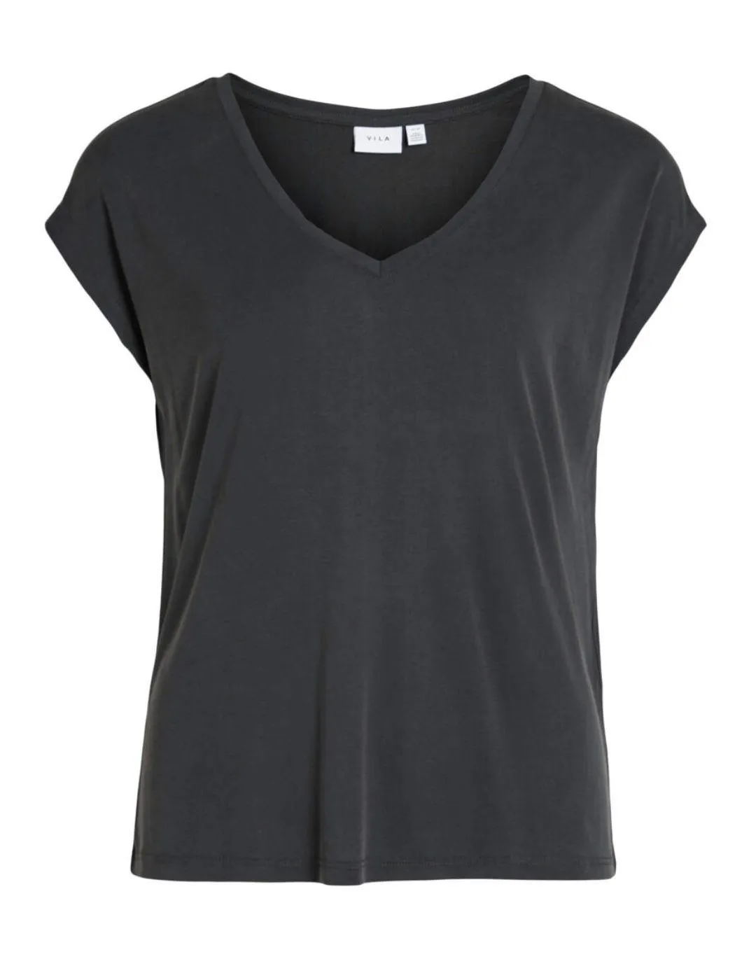 CAMISETA VILA MODALA NEGRO PARA MUJERNF