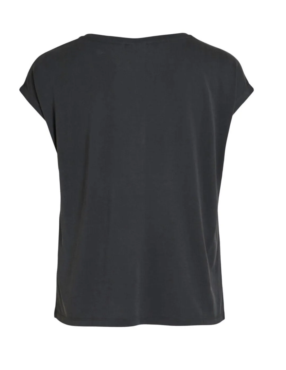 CAMISETA VILA MODALA NEGRO PARA MUJERNF