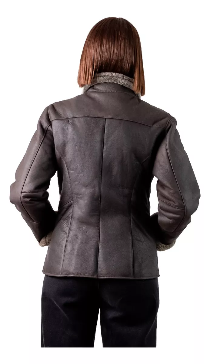 CAMPERA DE CUERO DE OVEJA DE MUJER  MODELO: 105