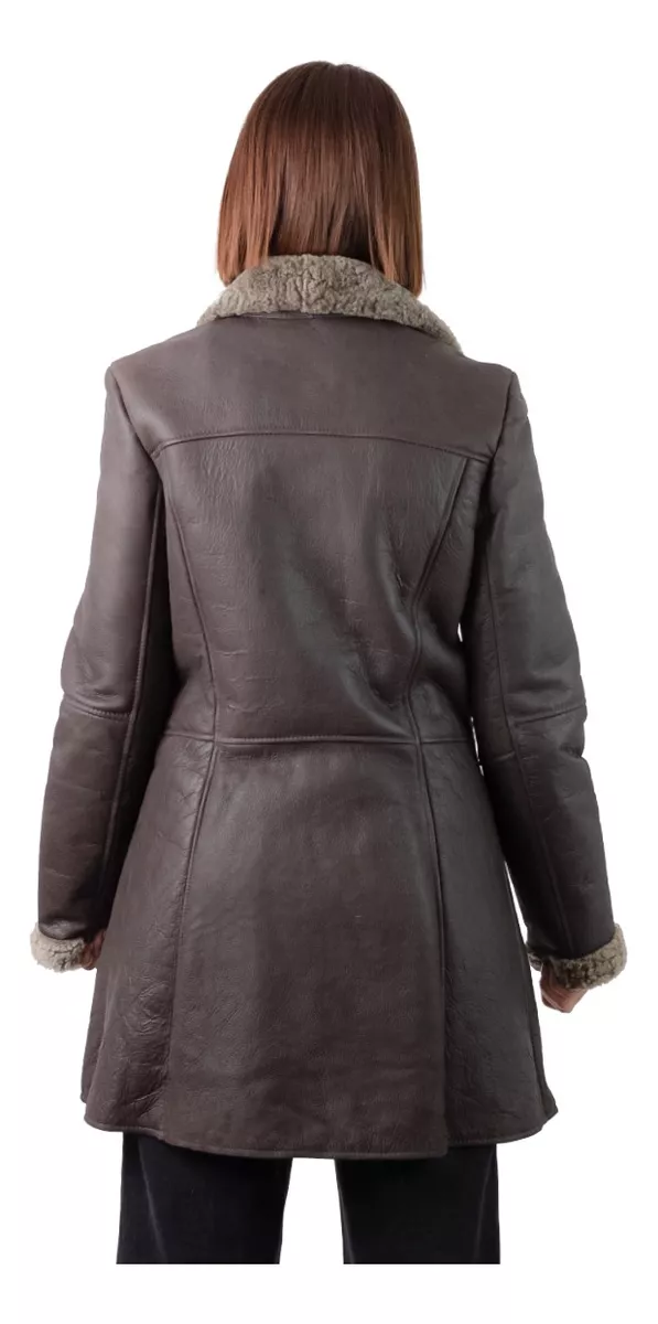 CAMPERA DE CUERO DE OVEJA DE MUJER  MODELO: SOL