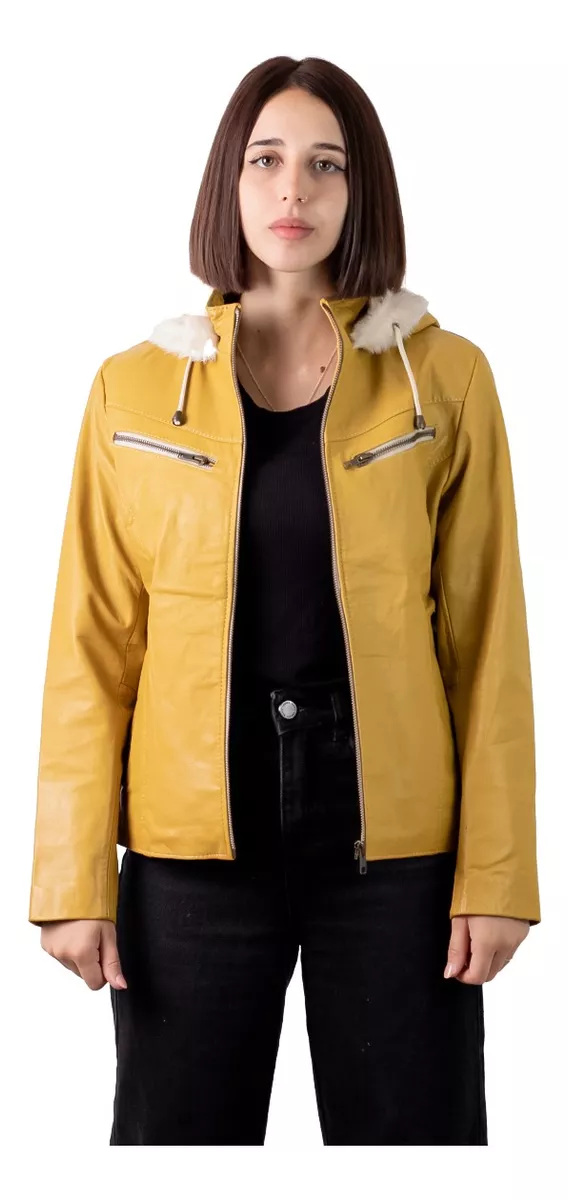 CAMPERA DE CUERO VACUNO 100% LEGITIMO DE MUJER  ART: 106