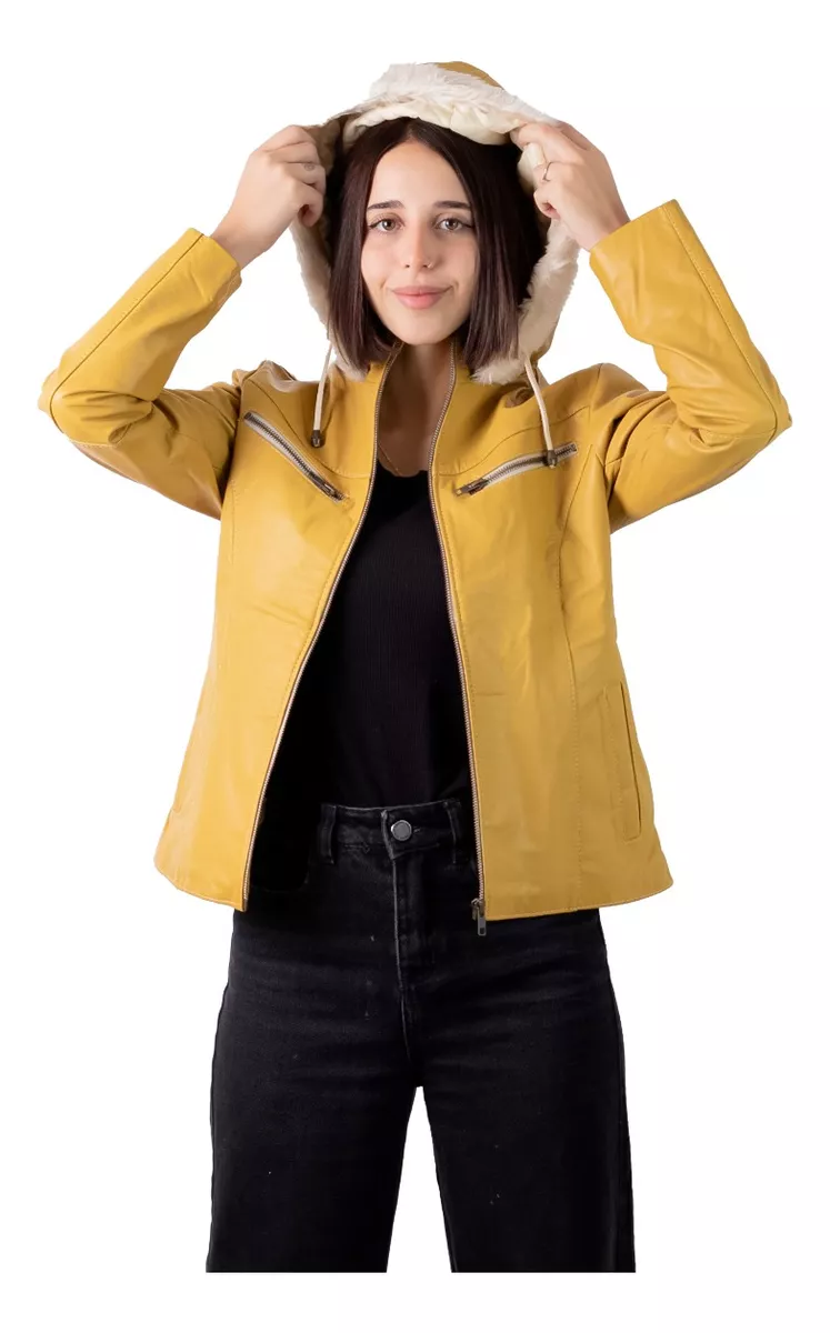 CAMPERA DE CUERO VACUNO 100% LEGITIMO DE MUJER  ART: 106