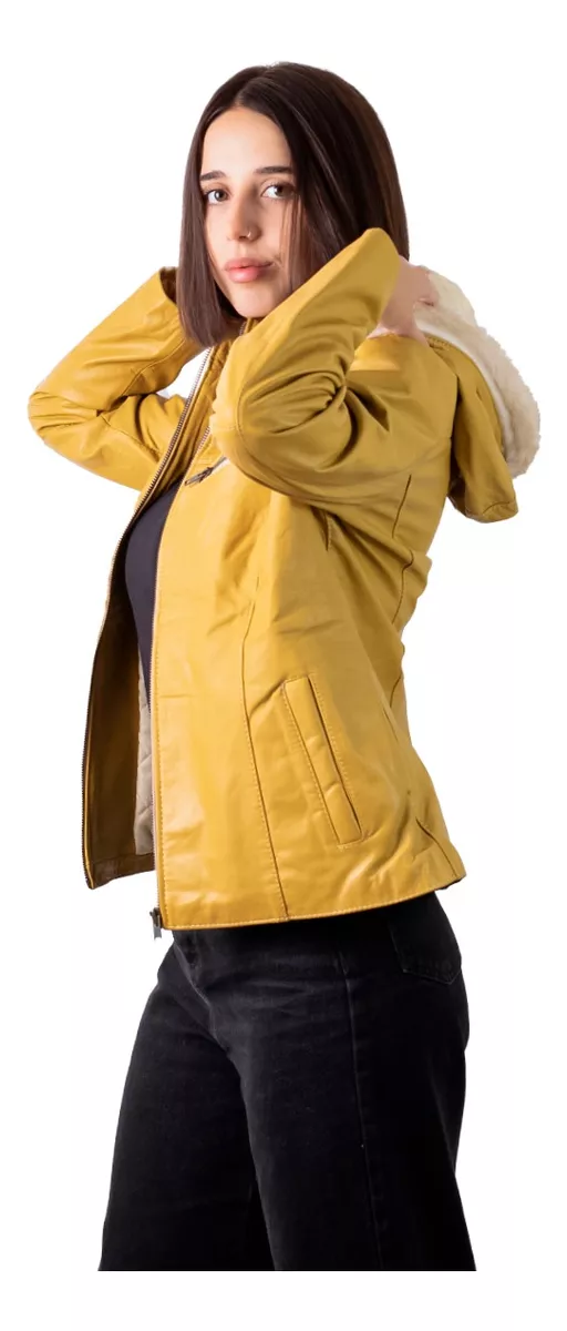 CAMPERA DE CUERO VACUNO 100% LEGITIMO DE MUJER  ART: 106