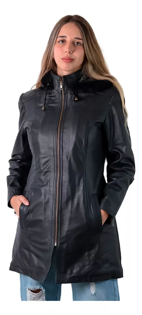 CAMPERA DE CUERO VACUNO 100% LEGITIMO DE MUJER  ART: 115