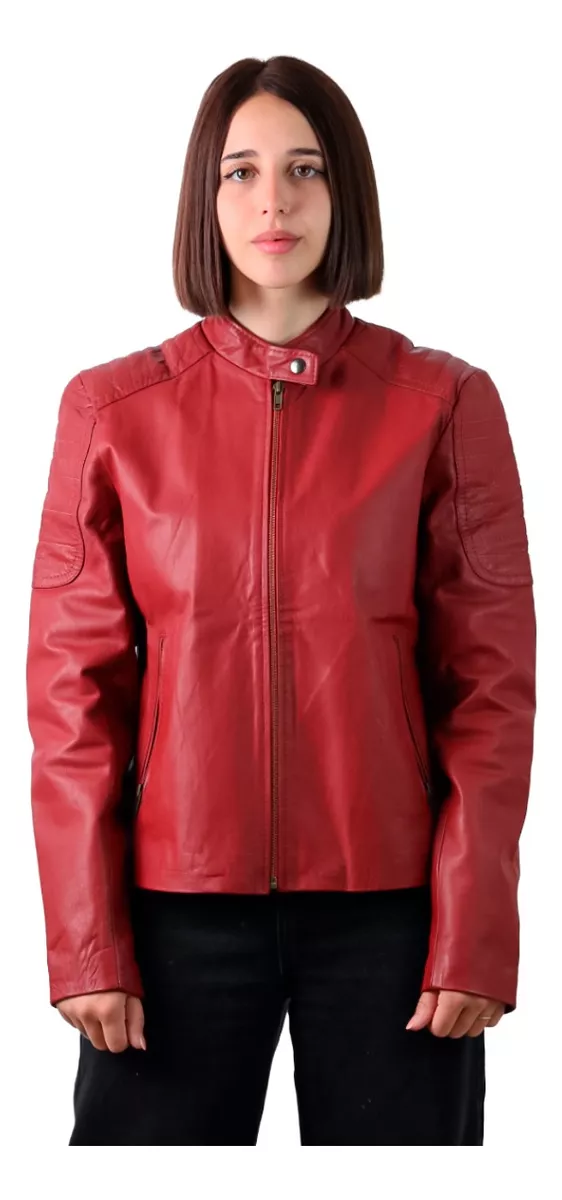 CAMPERA DE CUERO VACUNO 100% LEGITIMO DE MUJER  ART: LORE