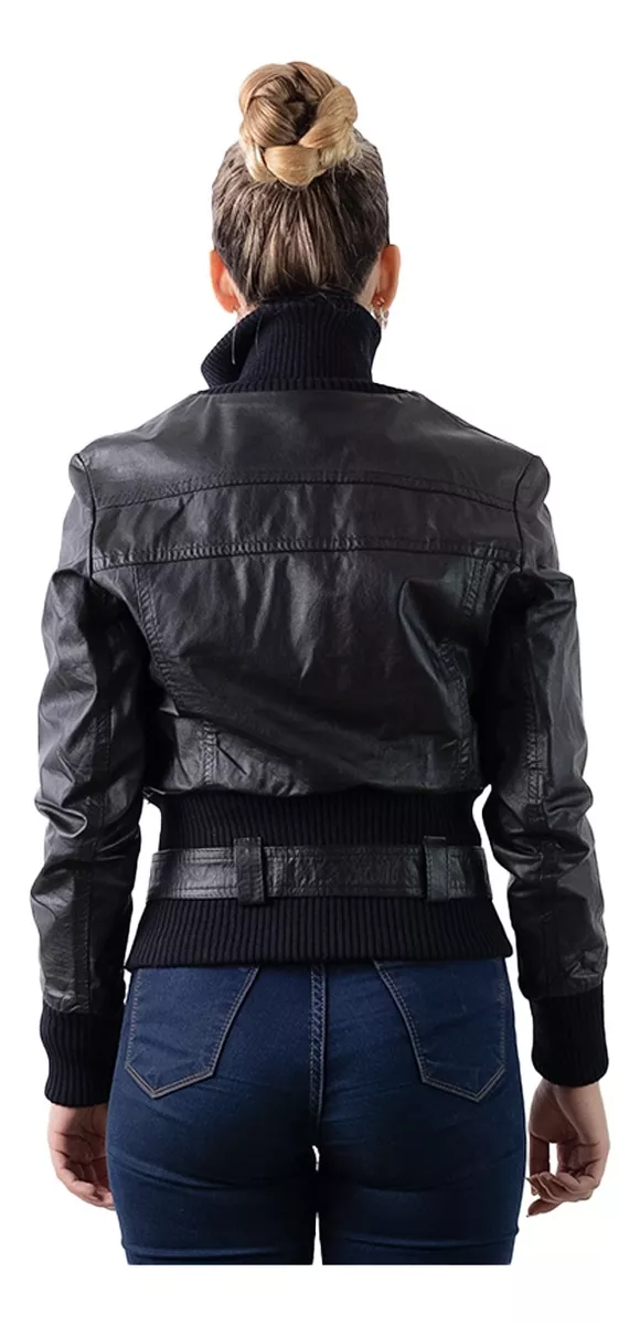 CAMPERA DE CUERO VACUNO DE MUJER 100% LEGITIMO  ART: 01