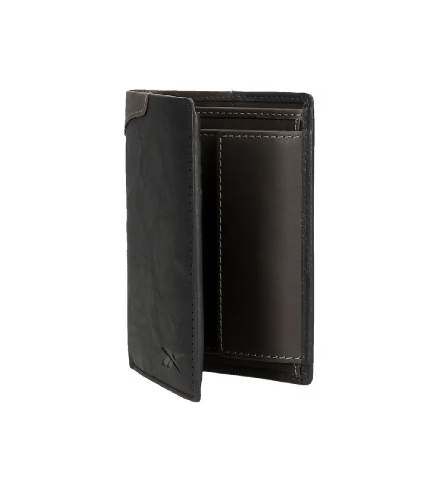 Cartera Reebok Club vertical con monedero marino