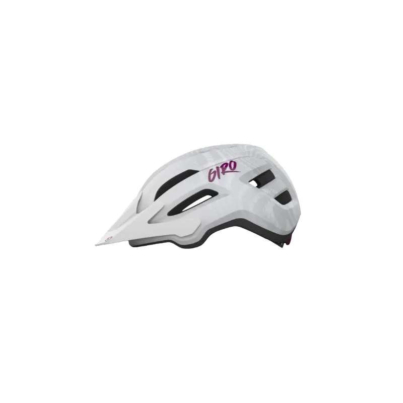 Casco MTB GIRO fixture II juvenil (Matte White/Pink Ripple) Niño