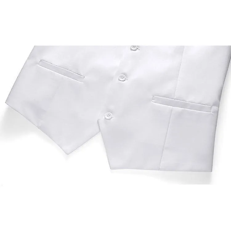 Chaleco de traje de negocios clásico para hombres, chaleco de esmoquin de ajuste regular