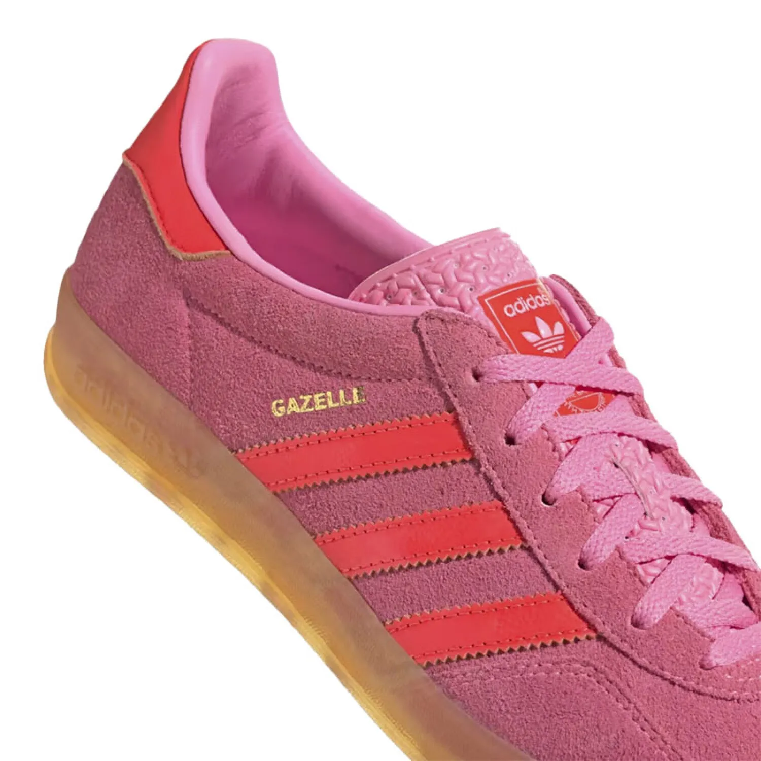 CHAMPIONES ADIDAS GAZELLE INDOOR  ROSADO