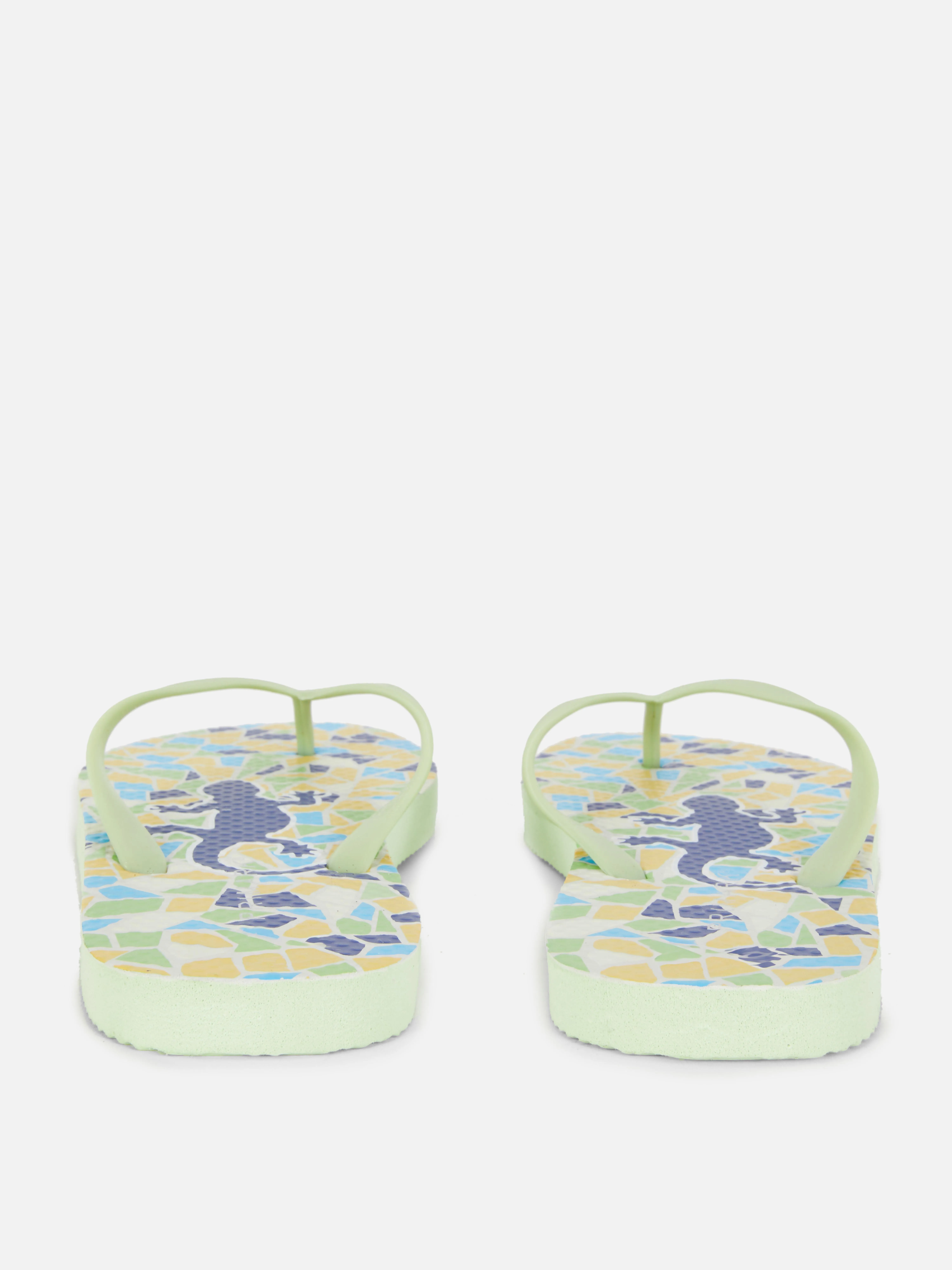 Chanclas estampadas