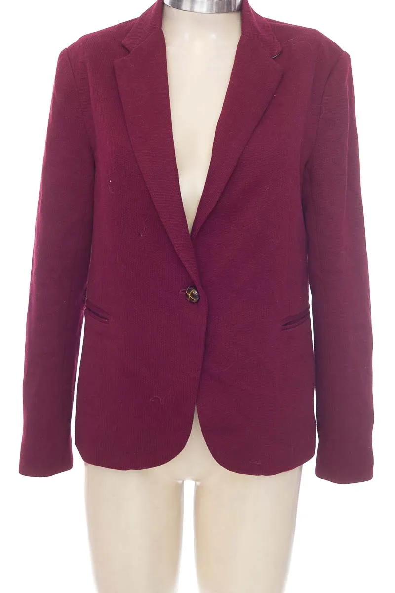 CHAQUETA / ABRIGO COLOR VINOTINTO  BASEMENT