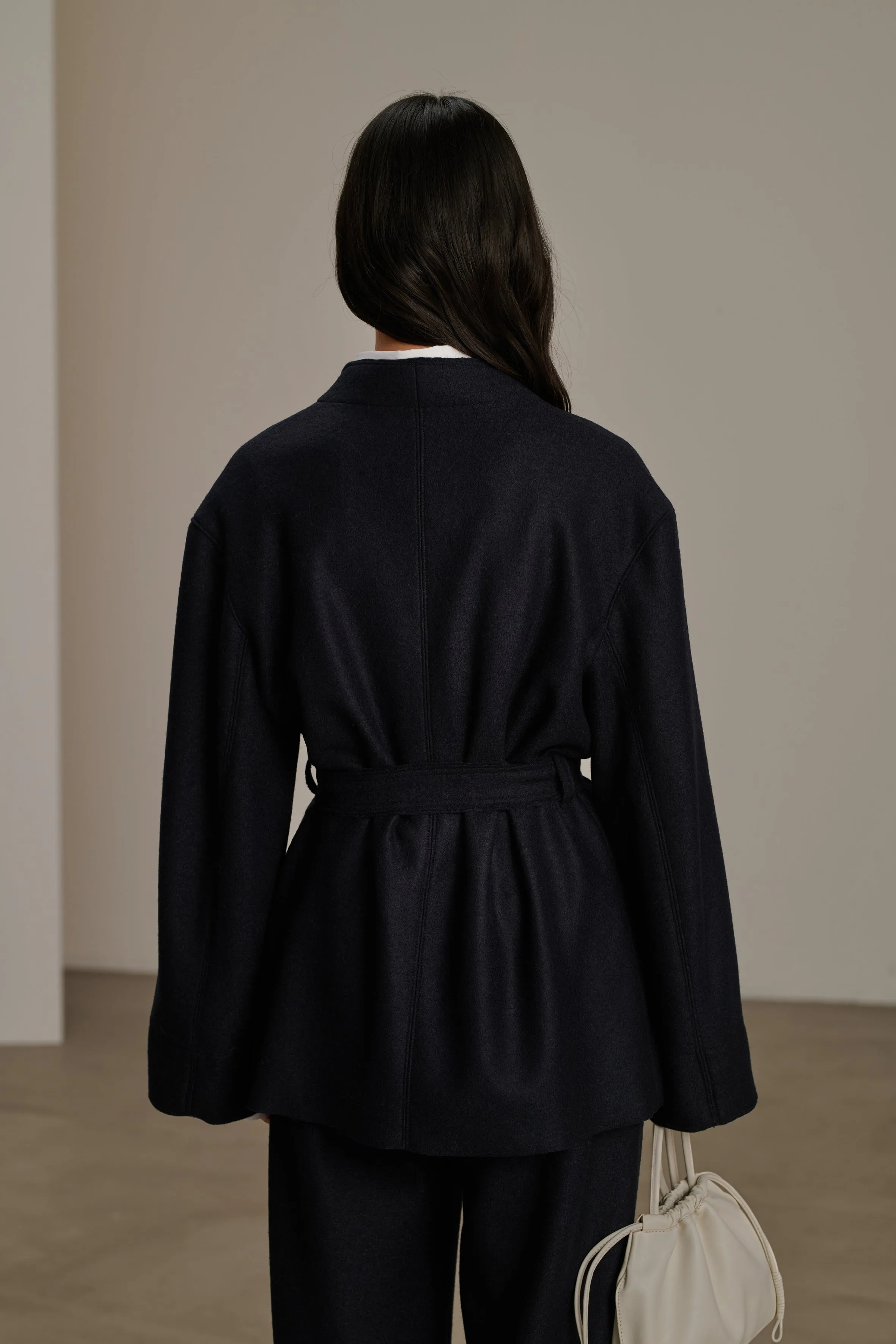 CHAQUETA BALME Chaqueta de lana hervida navy