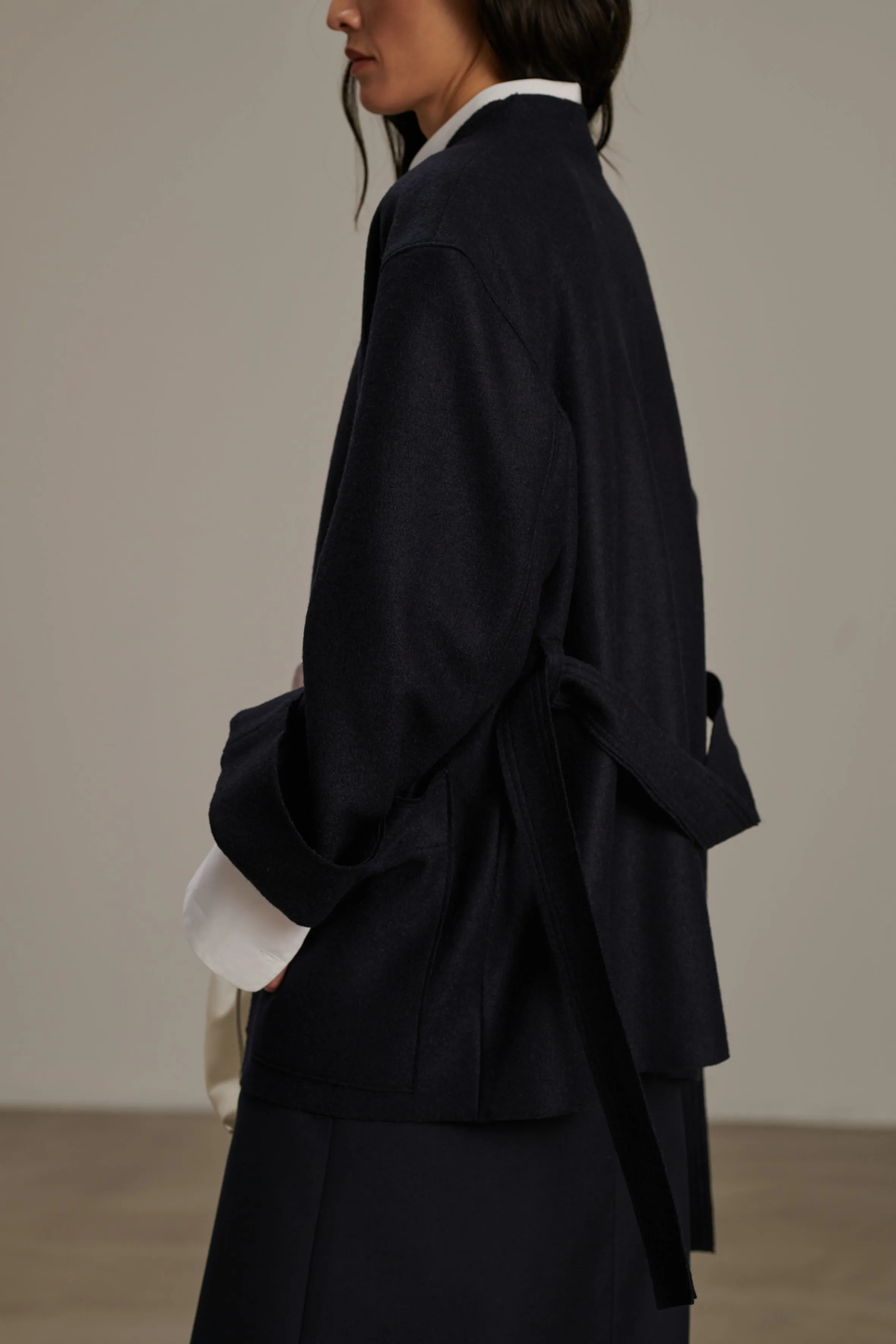 CHAQUETA BALME Chaqueta de lana hervida navy
