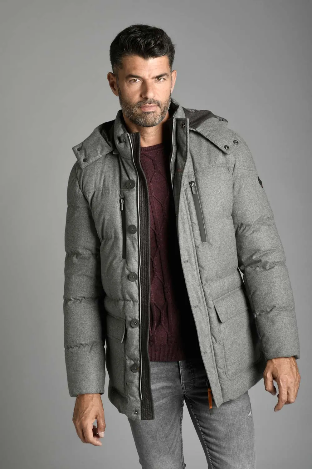 Chaqueton Rever de hombre con capucha desmontable REVER MILE