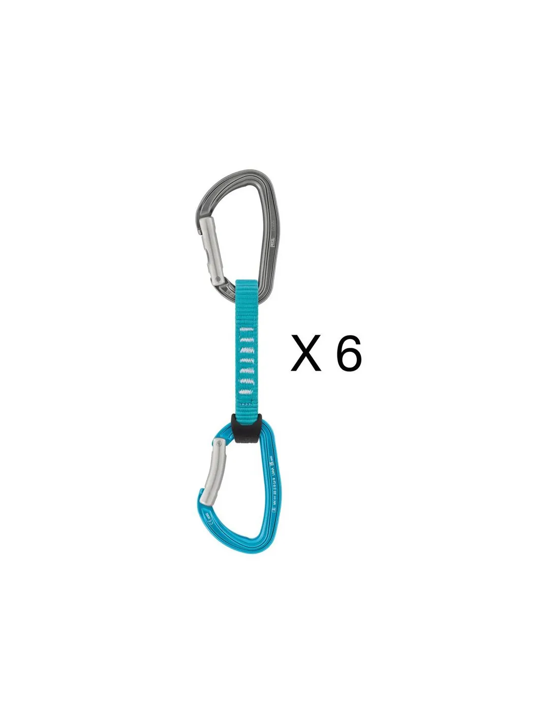 CINTA EXPRéS ROBUSTA PARA ESCALADA EN PARED PETZL DJINN AXESS 6PACK