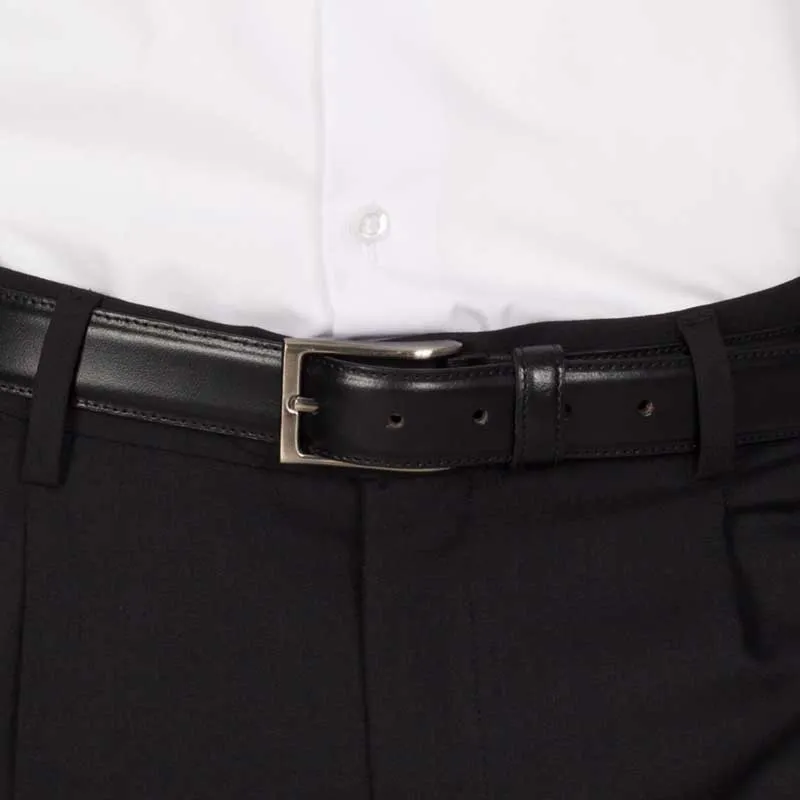 CINTURóN DE PIEL NEGRO  GARY'S