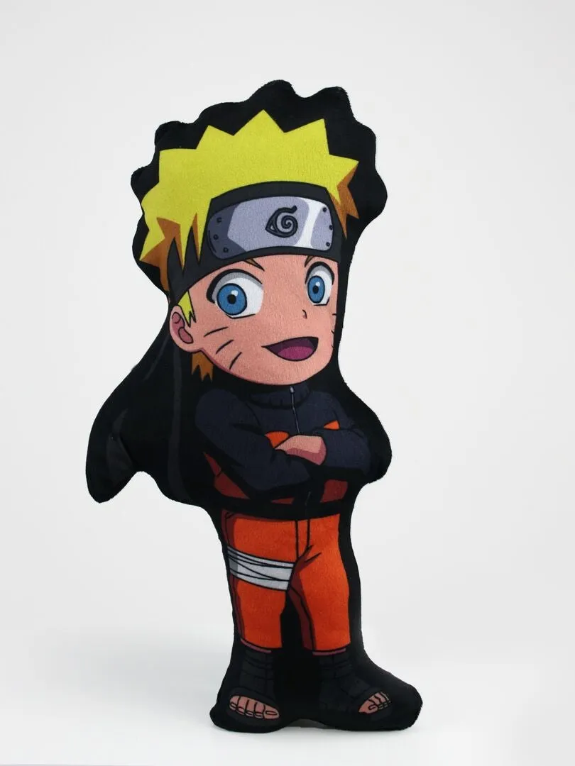 COJíN CON FORMA DE 'NARUTO'  ROSA/NARANJA