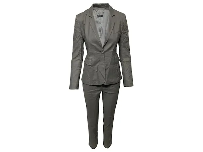 Conjunto Pantalón de Traje Joseph en Lino Gris 