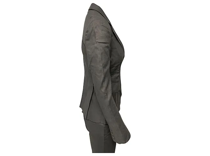 Conjunto Pantalón de Traje Joseph en Lino Gris 
