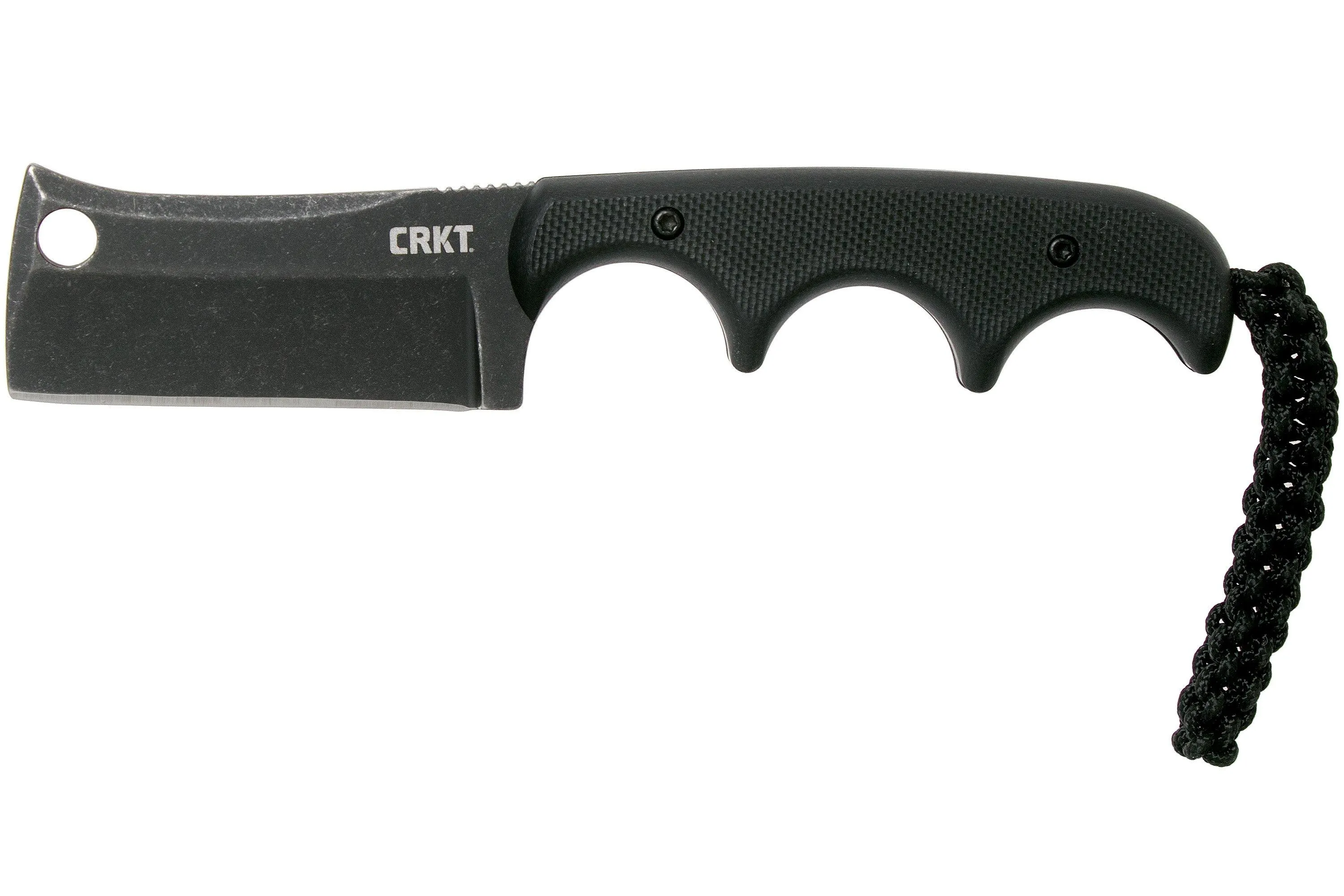 CRKT Minimalist Cleaver Blackout 2383K cuchillo de cuello, Alan Folts design