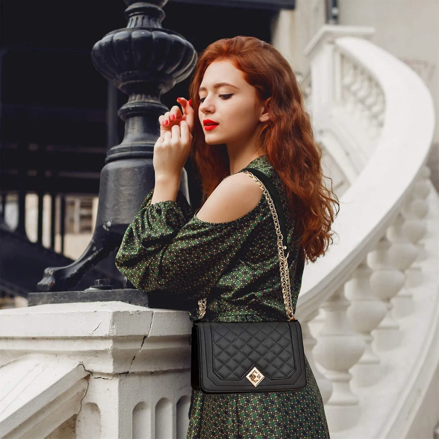 Crossbody Bag Ladies Shoulder Bag Pequeño para mujeres Pu Cuero Impermeable Bolsos impermeables