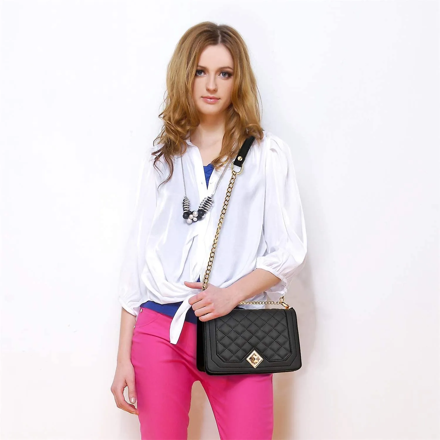 Crossbody Bag Ladies Shoulder Bag Pequeño para mujeres Pu Cuero Impermeable Bolsos impermeables