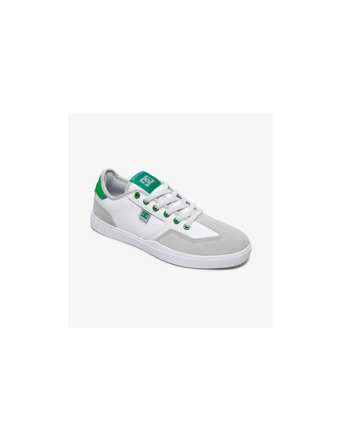 DC SHOES VESTREY  BLANCO/GRIS/VERDE  ZAPATILLAS DE SKATE