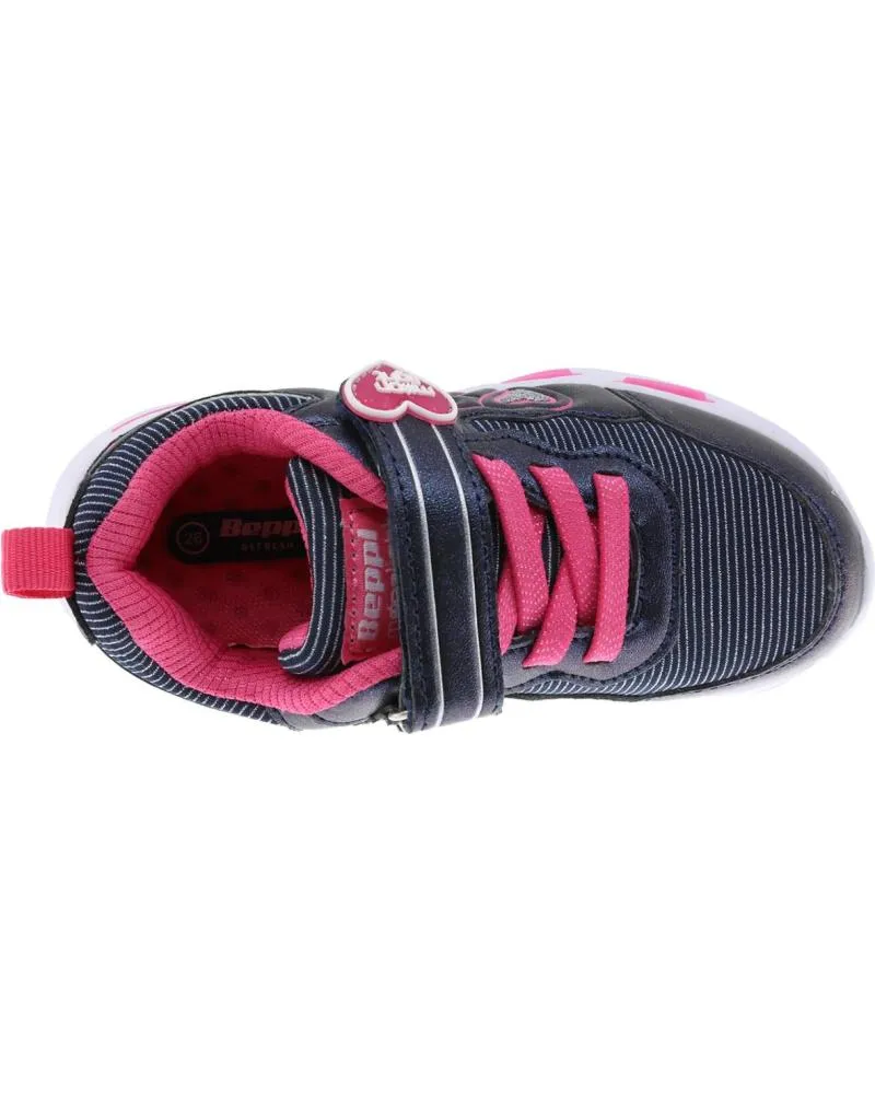 Deportivas BEPPI  de Niña SAPATO COM LUZES  NAVY BLUE