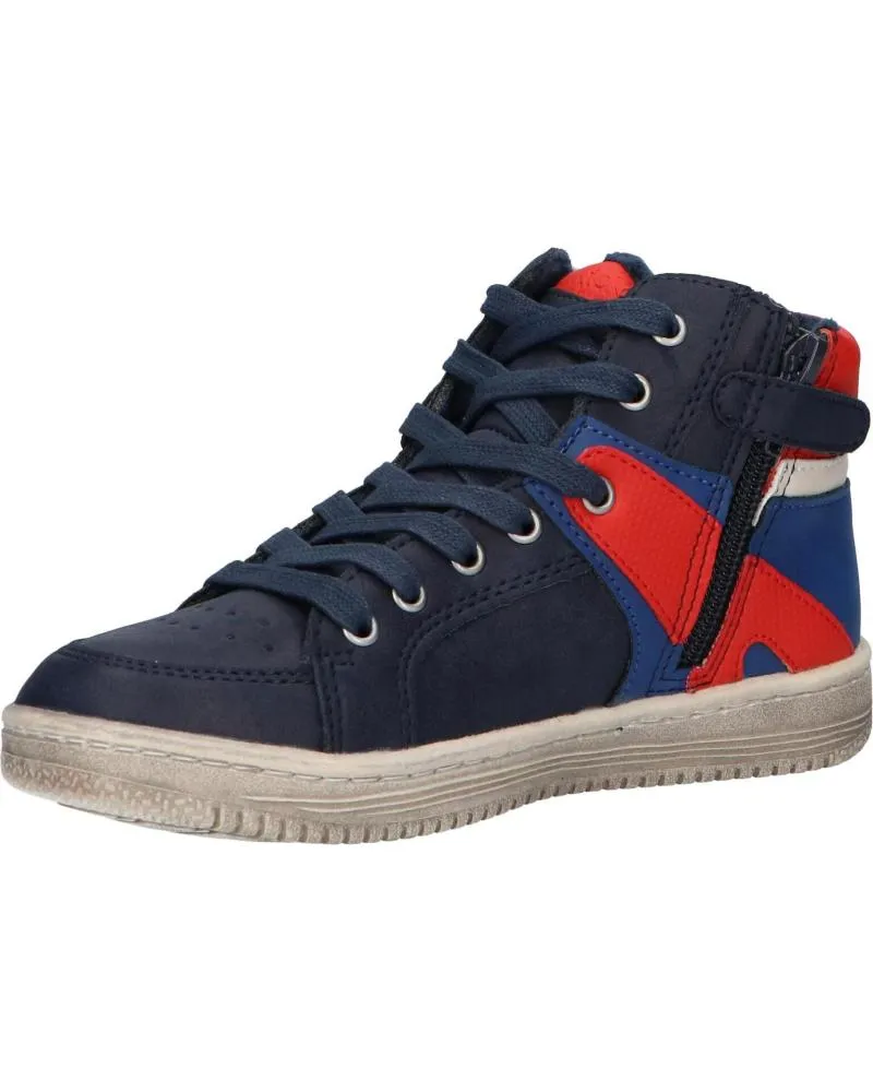 DEPORTIVAS KICKERS  DE NIñO 73935630 LOWELL  53 BLEU ROUGE MARI