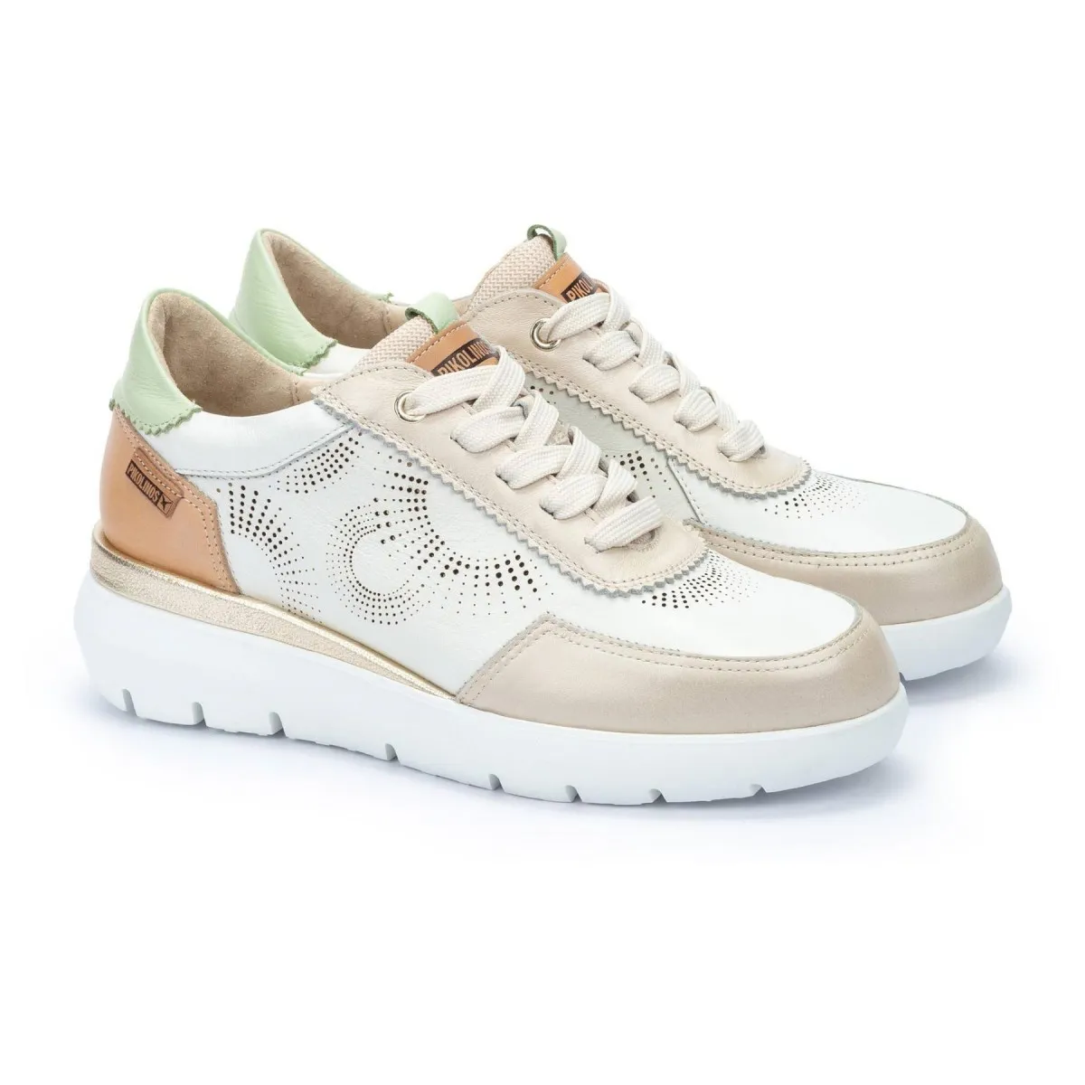 Deportivo mujer Pikolinos con plataforma Rueda crudo Pk6553c1