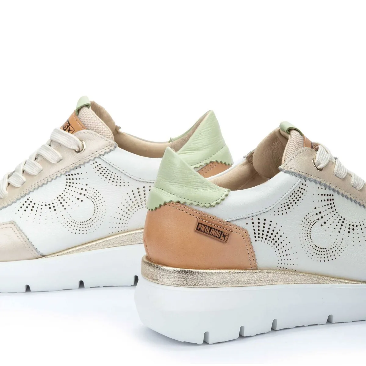 Deportivo mujer Pikolinos con plataforma Rueda crudo Pk6553c1