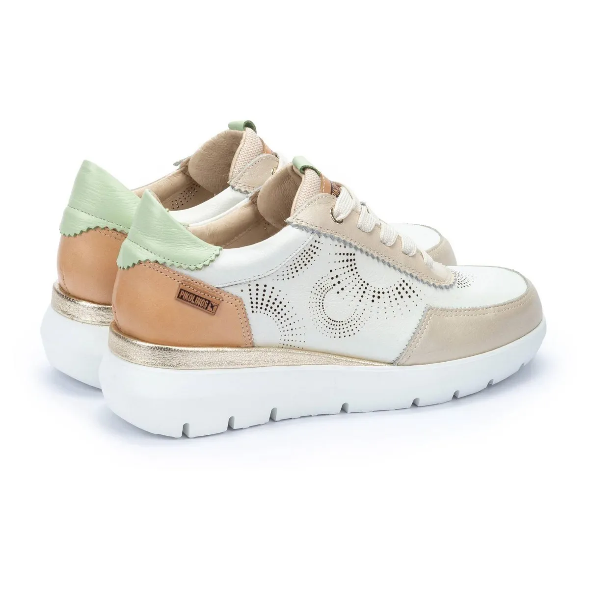 Deportivo mujer Pikolinos con plataforma Rueda crudo Pk6553c1