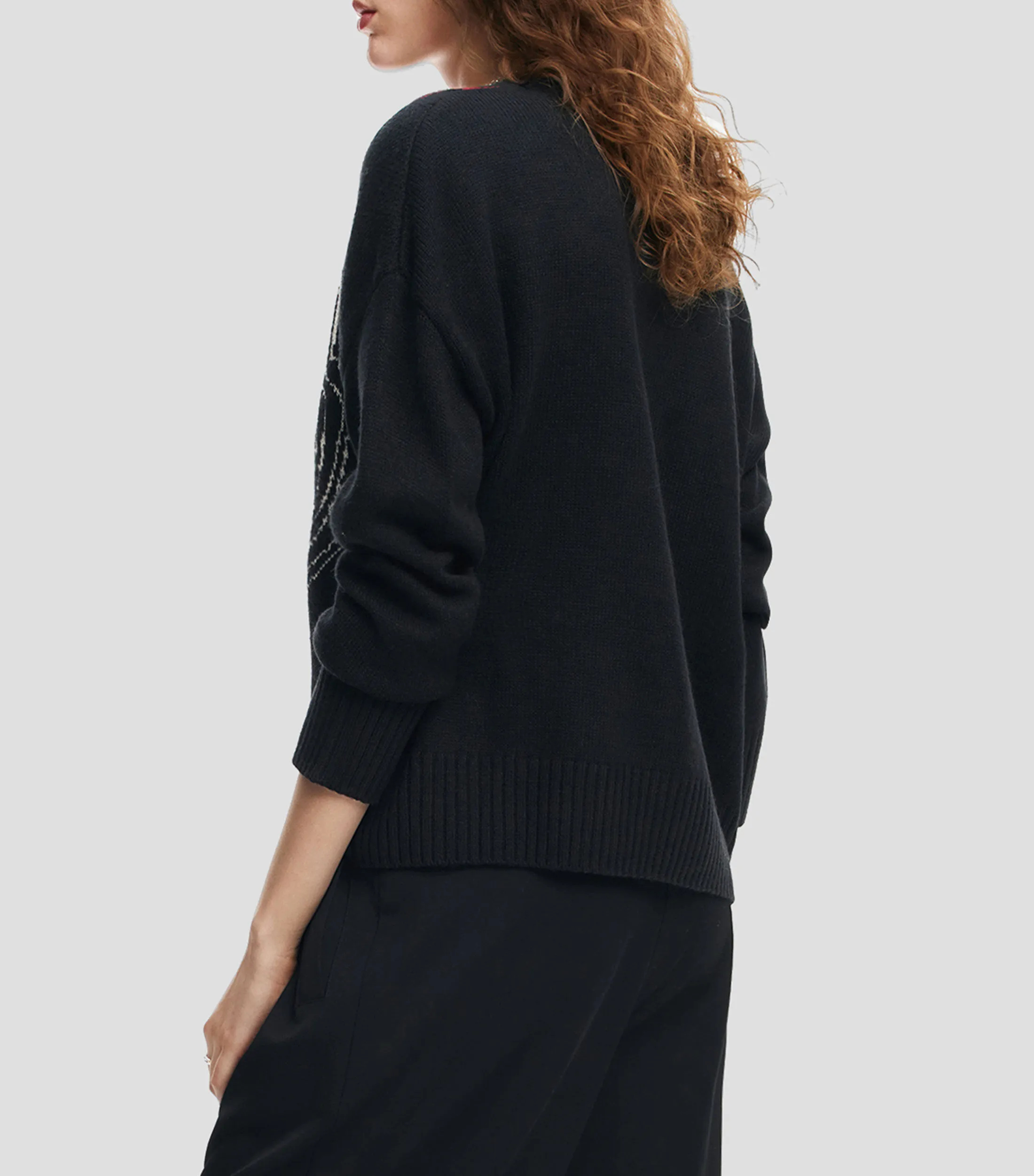 Desigual Suéter de cuello redondo Mujer