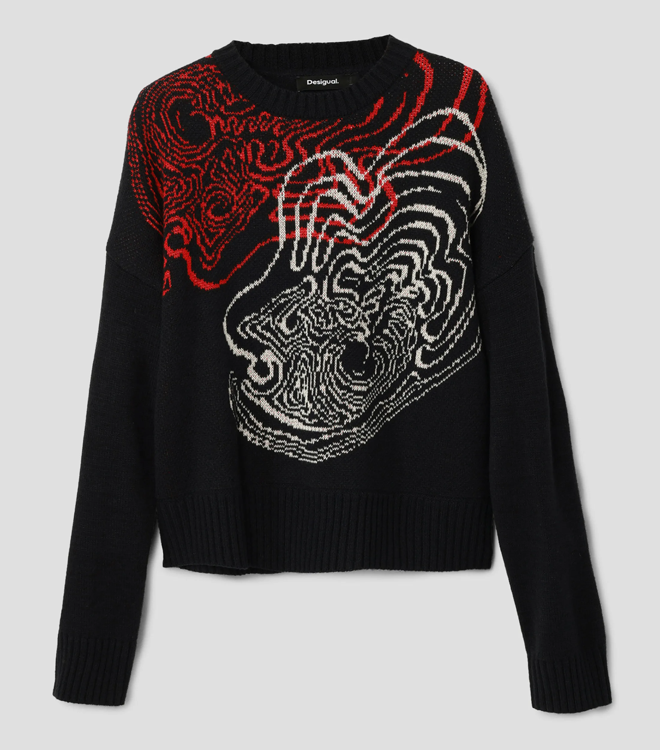 Desigual Suéter de cuello redondo Mujer