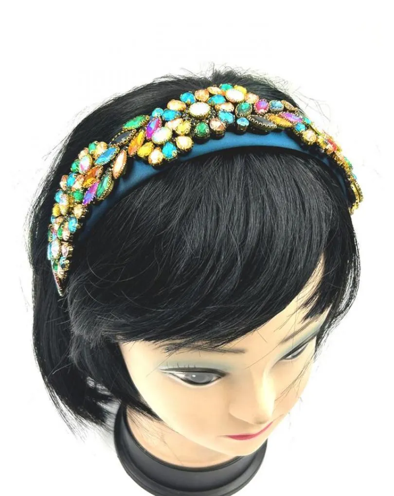 DIADEMAS FIESTA PARA BODAS Y EVENTOS CON PEDRERIA MULTICOLOR