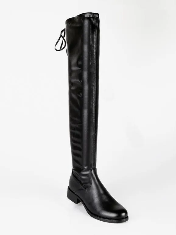 Diamantique Botas hasta la rodilla de mujer sin tacón